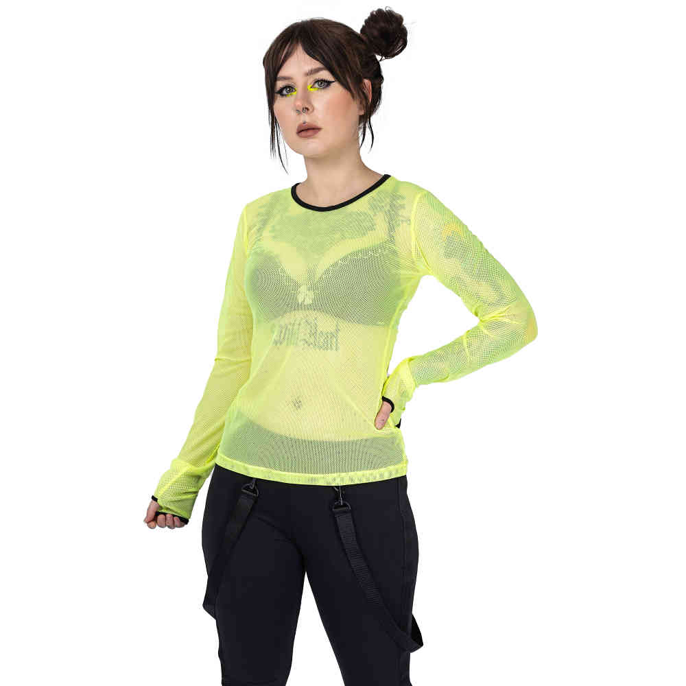 Poizen Industries - Future Top à manches longues - Jaune